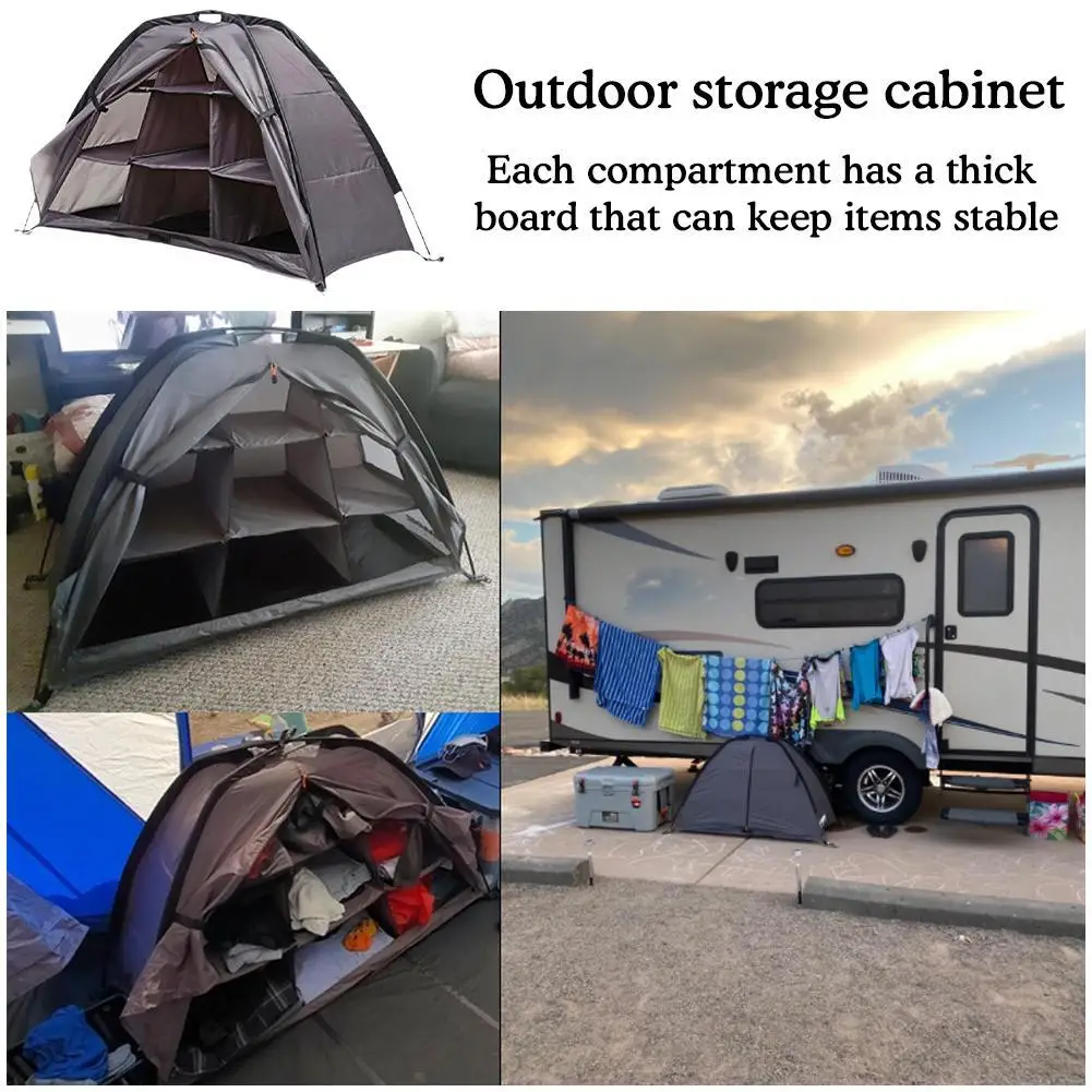 Outdoor Camping Storage Cabinet Tent. Tent & RV Camping Organizer