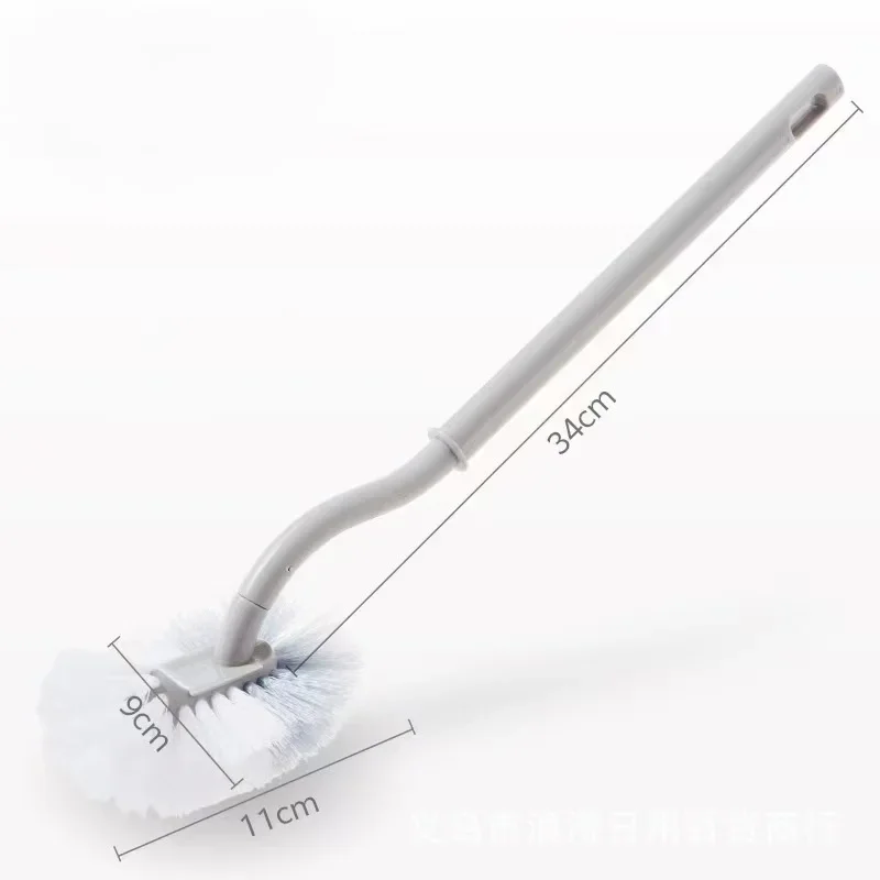 Plastic Toilet Brush Long Handle Soft Hair WC Cleaning Brush Squatting Pan Cleaner Household WC Gap Remover Bathroom Accessories 5