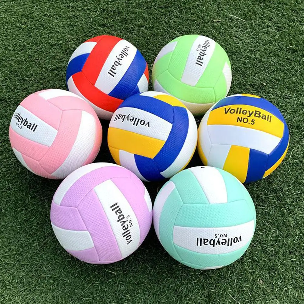 Volleyball Professional Game PVC Volleyball For Beach, Outdoor Camping, Volleyball, Indoor Competition, Ball Training Ball E7C1