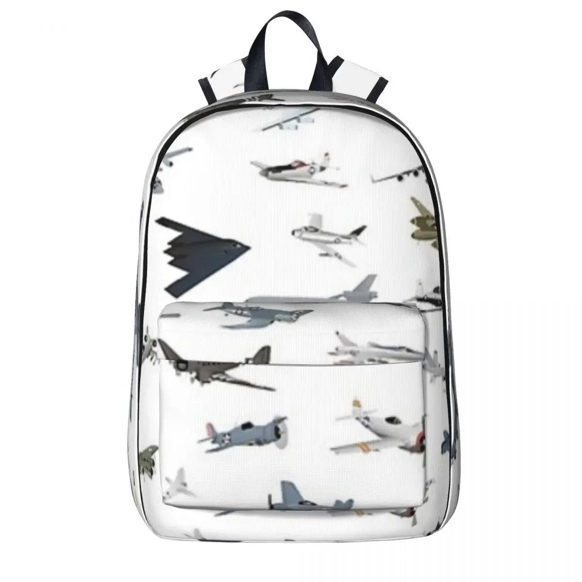

American Military Airplanes Woman Backpacks Boys Girls Bookbag Fashion Children School Bags Portability Travel Rucksack Shoulder