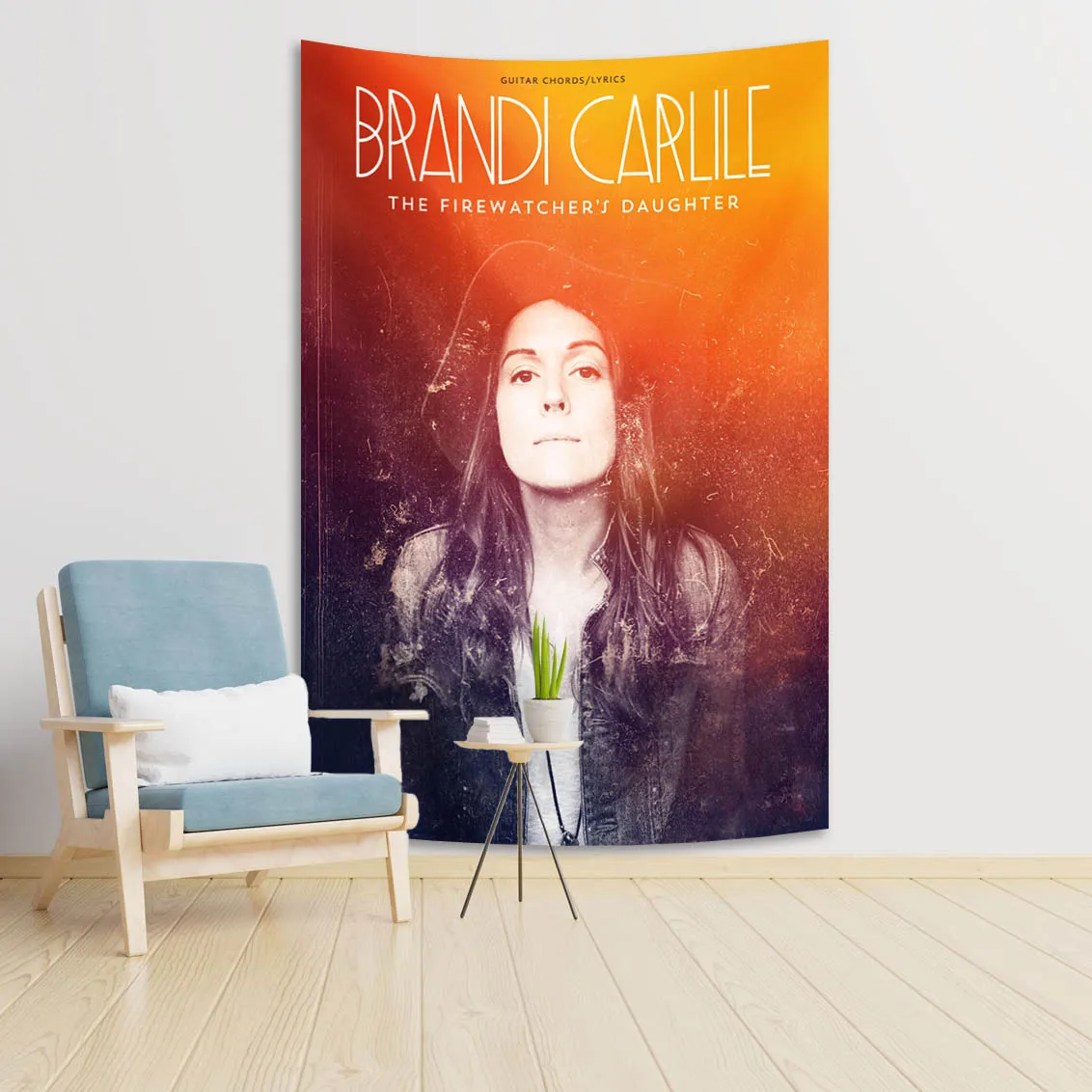 

Альбом со звездами Brandi Carlile, плакат, гобелен, Художественная Картина на холсте, концертные декорации Banner, флаг