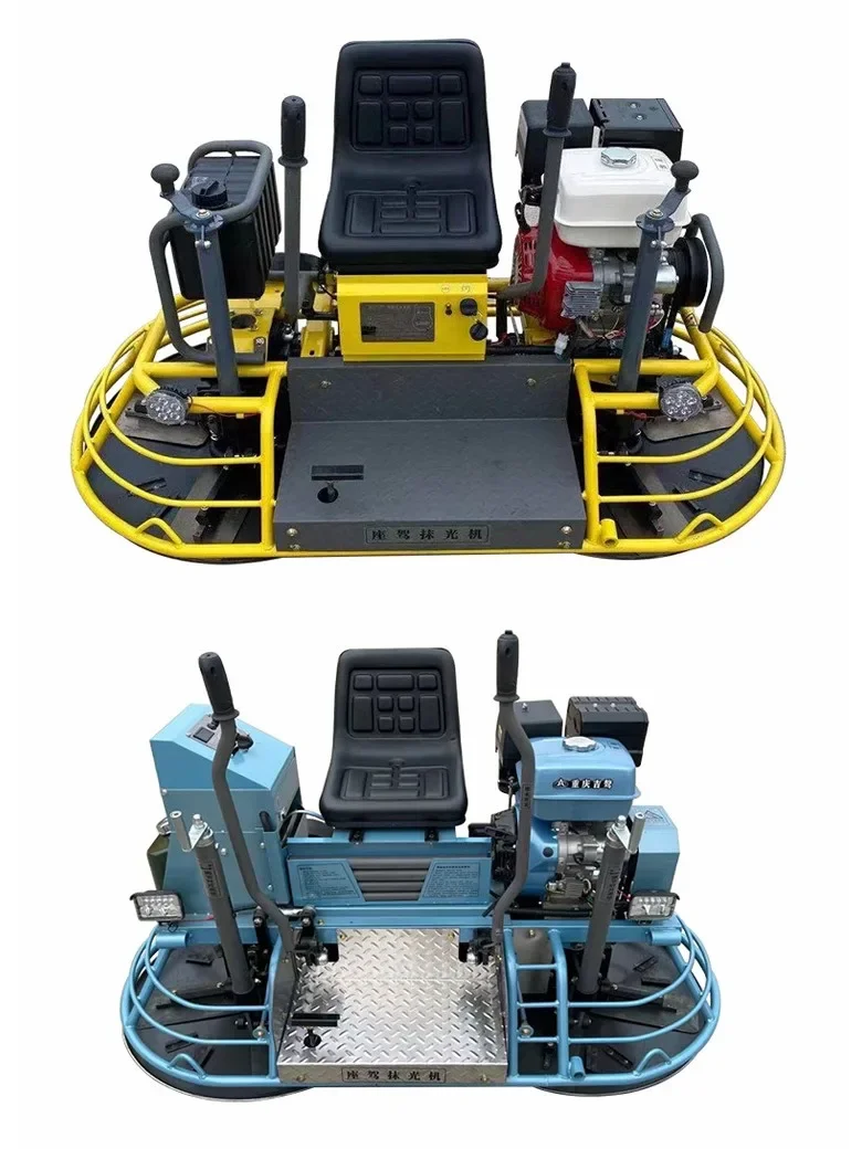 CE certificate Gasoline Concrete Ride on Power Trowel 800MM 1000MM 1200MM Concrete Floor Helicopter Machine
