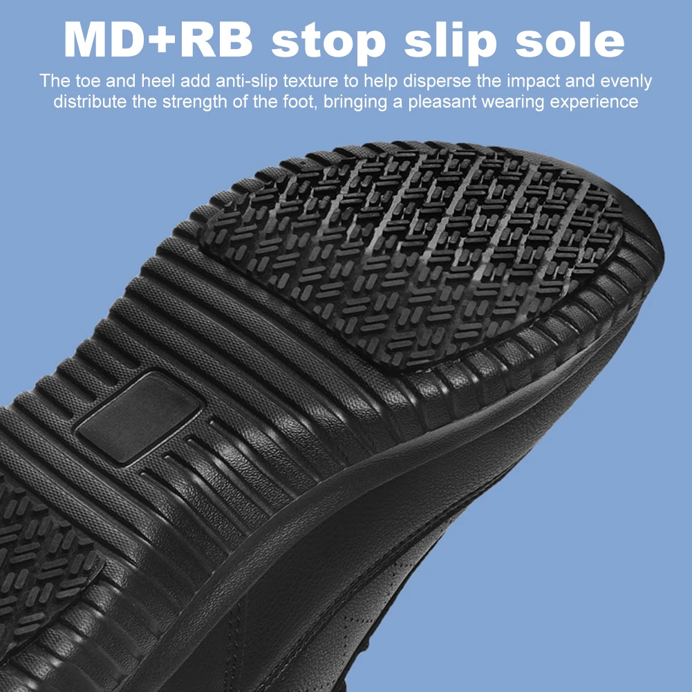 Non Slip Work Shoes Kitchen Chef Shoes Waterproof Restaurant Walking Sneakers Lightweight Work Trainers for Kitchen Chef 5
