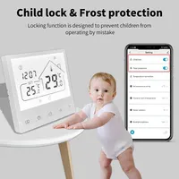 Tuya สมาร์ท WiFi Thermostat น้ํา/หม้อต้มแก๊สไฟฟ้าน้ําเครื่องทําความร้อนอุณหภูมิ Controller สําหรับ Google Alexa Yandex Alice 6