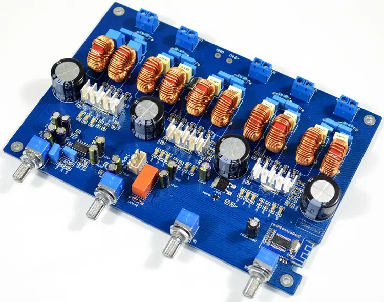 

TPA3116 4,1 канальная Плата усилителя HIFI Bluetooth 4,2 с высокой мощностью