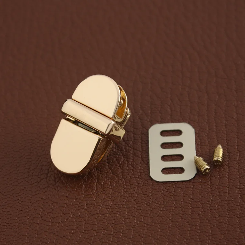 Description Picture 5 of item1PC Push Lock DIY Metal Clasp for Handbag, Mini Push Locks  For Shoulder Bag Purse Bag Leathercraft Accessories, Metal Buckle