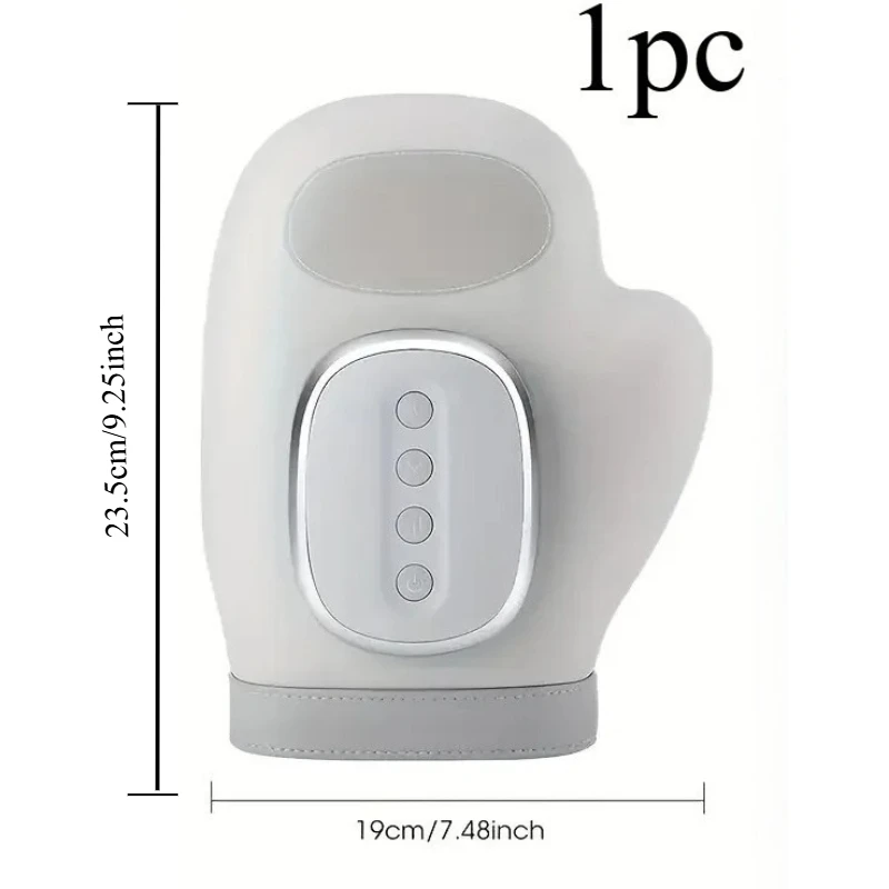 Portable Heated Hand Massager, USB-Powered Heat Compression Kneading Massage, Home Office Wrist Massage, Festival Gift Women Men