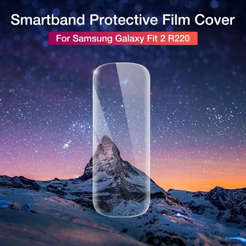 5pcs/10pcs TPU Clear Smartband Protective Film For Samsung GalaxyFit 2 SM-R220 Smart Wristband Fit2 R220 Screen Protector Cover