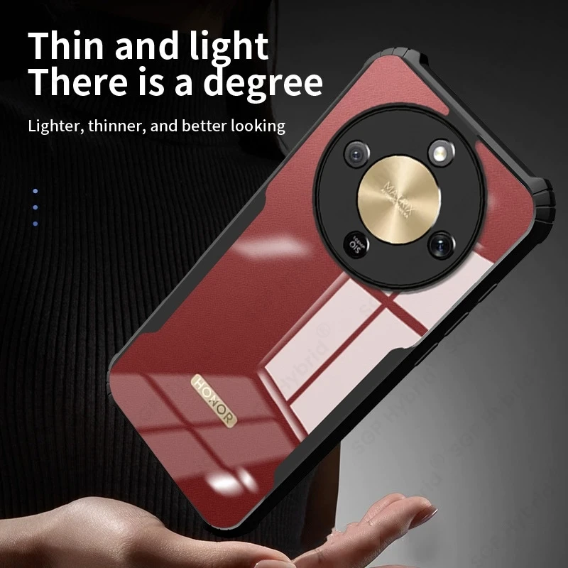 حافظة شفافة من الأكريليك لهاتف Honor X9d HonorX9d...