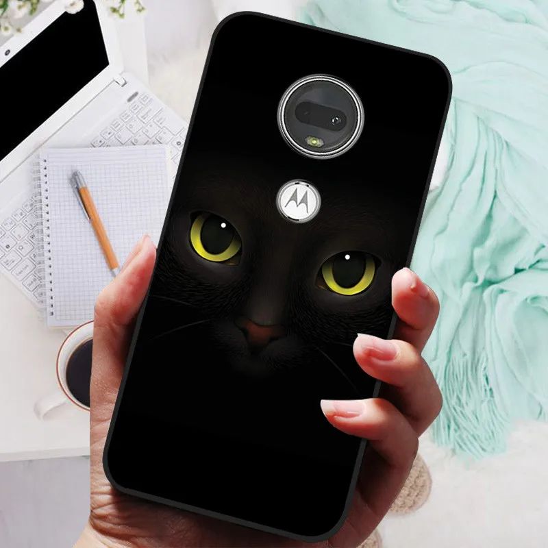 Stylish Soft TPU Protective Case - Fashionable Painted Cover for Motorola Moto G7 Series