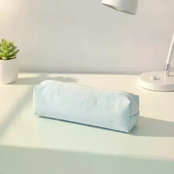 Astuccio Bianco Crema Grande Capacità Organizzatore Multifunzionale per Cancelleria |   Astuccio Estetico e Articoli Scolastici per Studenti