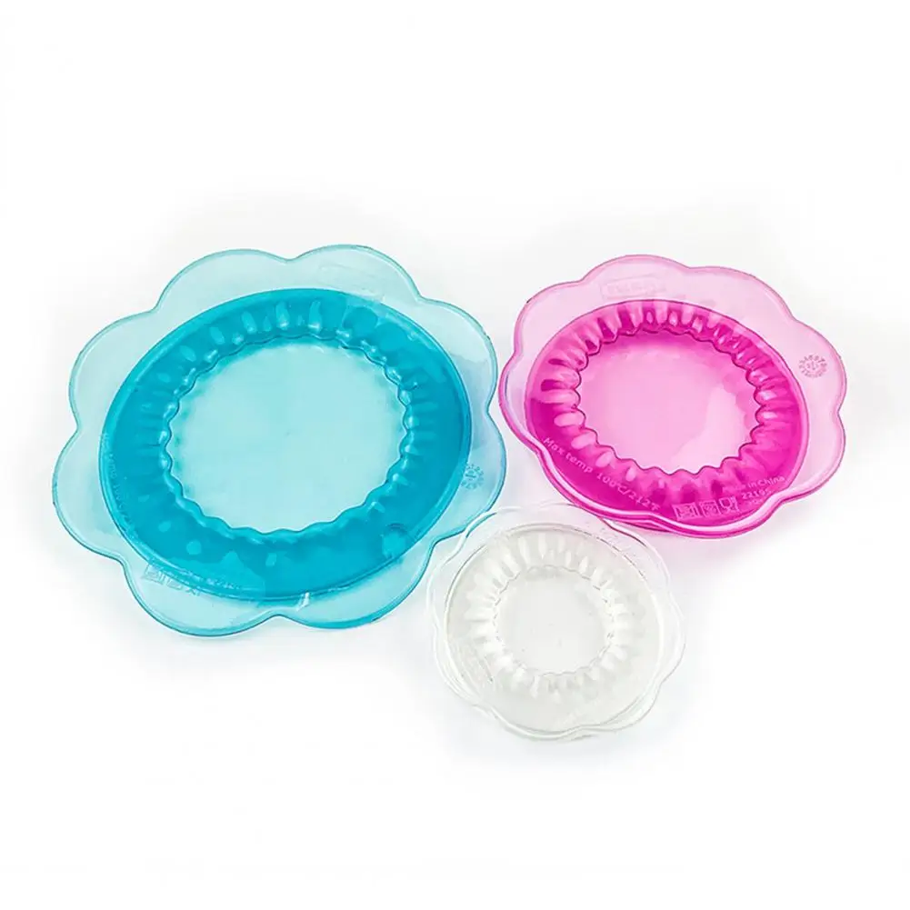 Reusable Food Covers Food Grade Silicone Stretch Lids for Storage Reusable Elastic Bowl Covers for Fridge Microwave