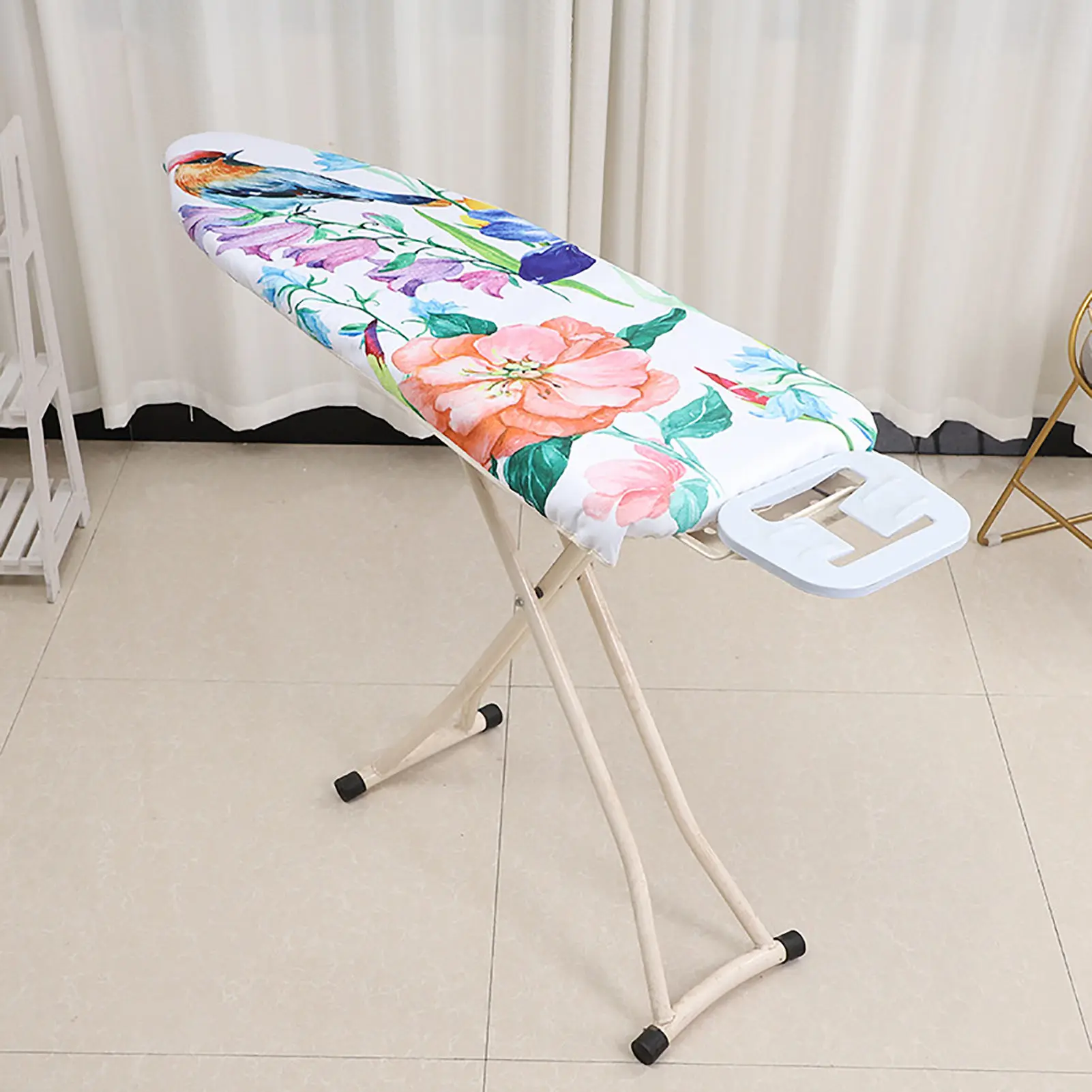 Floral Butterfly Ironing Board Cover - 15x54 Inches Heavy Duty Padding
