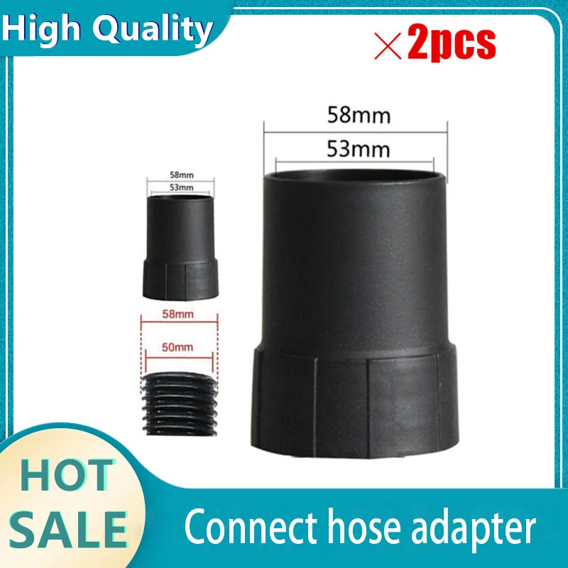 2p Industrial Vacuum Cleaner Host Connector 53/58mm,connect Hose