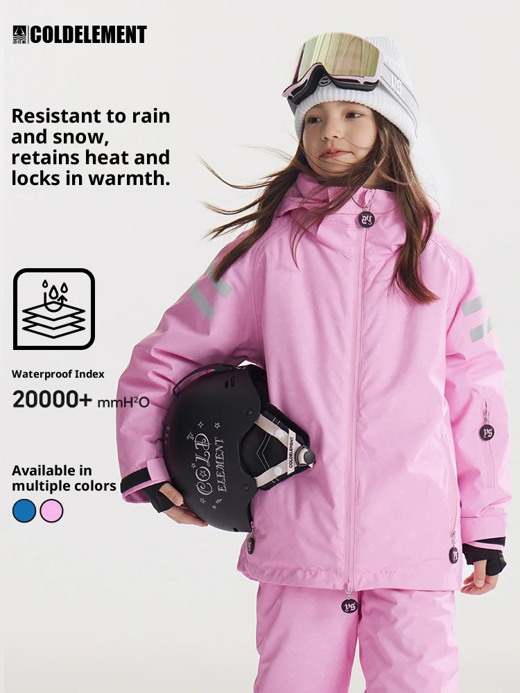 Children's Ski Suits Boys And Girls Ski Jackets Single And Double Board Suits Outdoor Warm Children's Suits