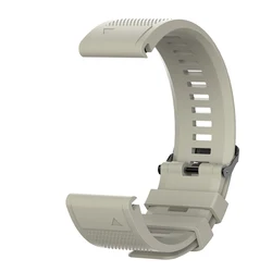 Quick Release Smart Watch Band Strap - Versatile Sports Bracelet Accessory - Descent Mk2 (26mm) (Light gray)