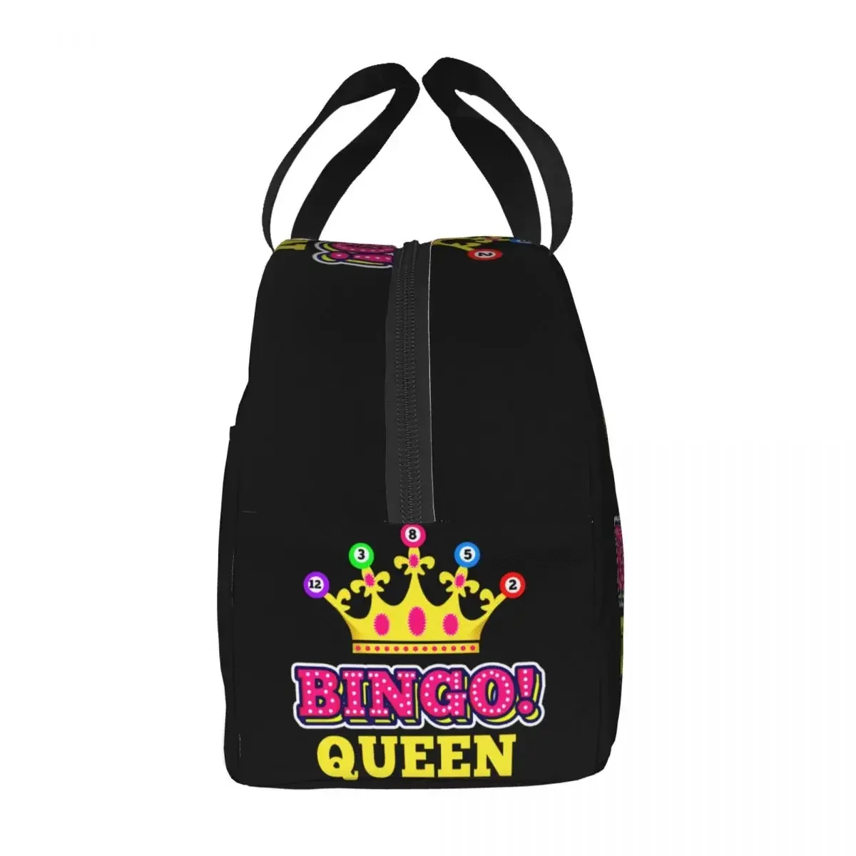Bingo Queen Lunch Box Women Waterproof Thermal Cooler Food Insulated Lunch Bag Office Work Resuable Picnic Tote Bags 2