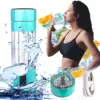 Hydrogen Water Bottle 2024, 5000-8000 PPB Quick Electrolysis, Hydrogen Water Bottle Generator, Gift for Love 1