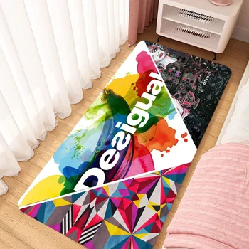 D-Desigual 가정 장식 어린이 방 매트, 기도 러그, 야외 입구 도어 매트 카펫, 주방 욕실 바닥 매트 카펫