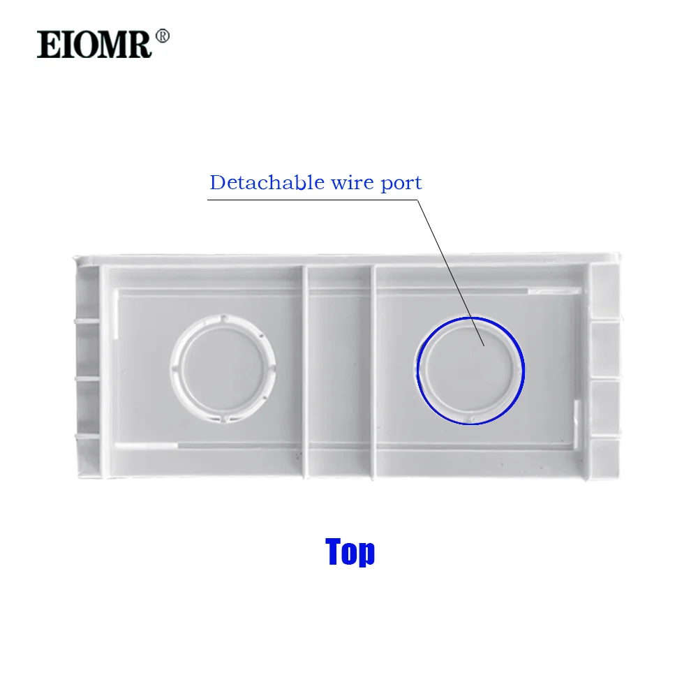 switch box wall socket box electric distribution box EIOMR 146 Type Mounting Back Box Adjustable Internal Cassette Junction Box for 146mm*86mm Wall Switch and Standard Socket