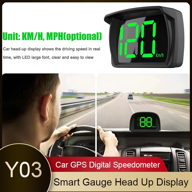 Heads Up Display For Cars, GPS Speedometer For Car, KM/H Or MPH, Speeding  Alarm, Car HUD Universal Digital Speedometer For Most Cars, Plug And Play