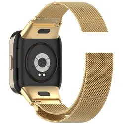 Stainless Steel Milanese Mesh Watchband Bracelet for Redmi Watch 3 (Gold)