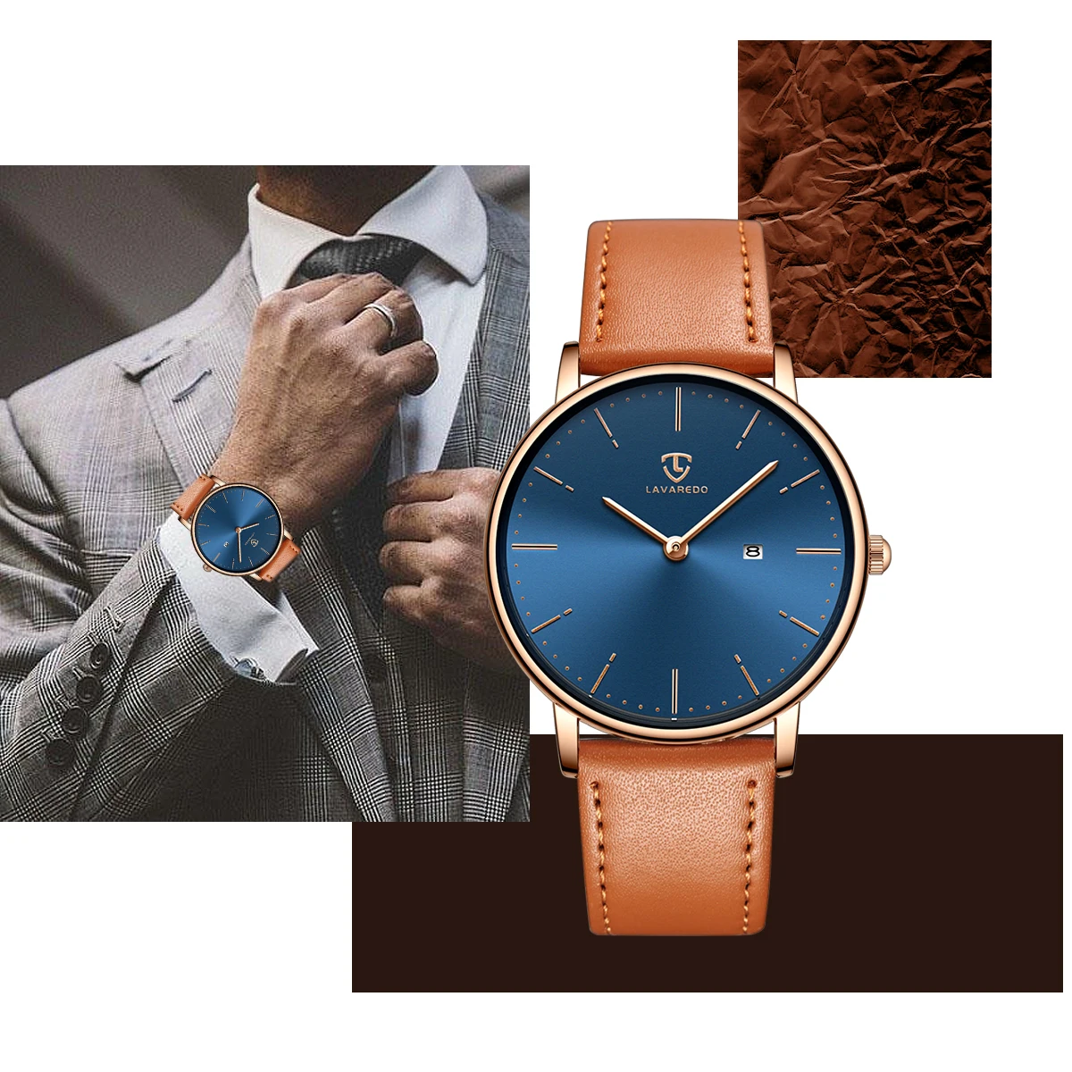 Olivier | Orologio in acciaio inossidabile color argento e nero | Disponibile! | Sidegren