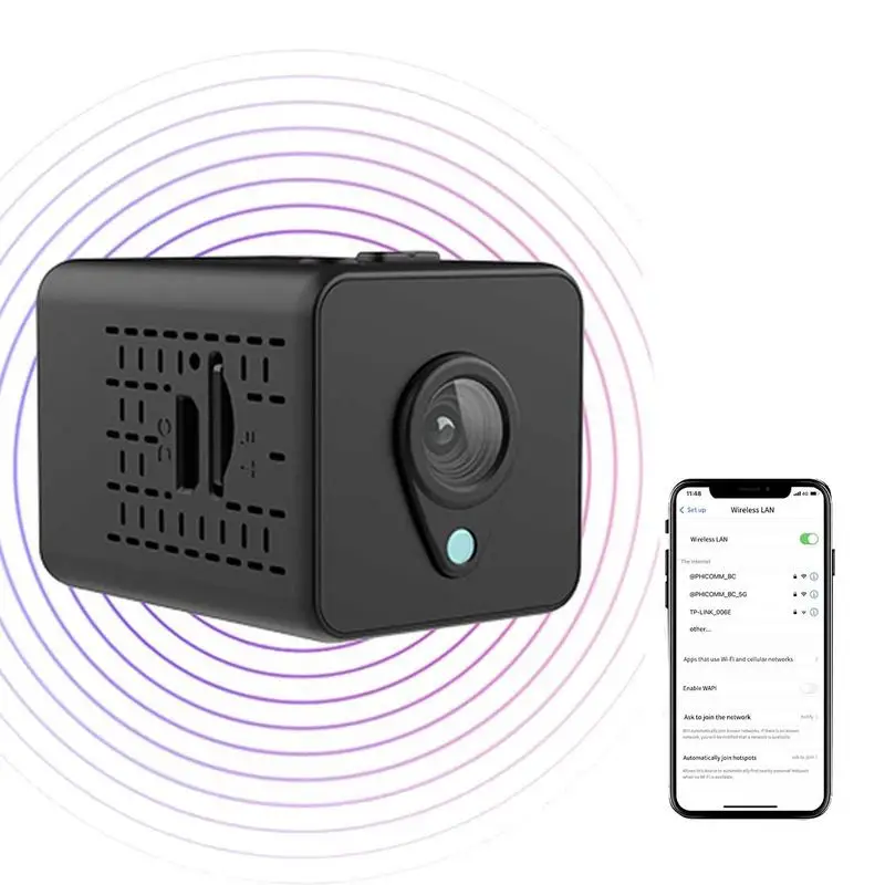 Security Camera Indoor Wireless Indoor Home Security Camera HD Wireless Cameras For Home Surveillances Siren Motion Detection