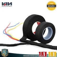 

15 Meters Heat-resistant Adhesive Cloth Fabric Tape For Car Auto Cable Harness Wiring Loom Protection Electrical Insulation Tape
