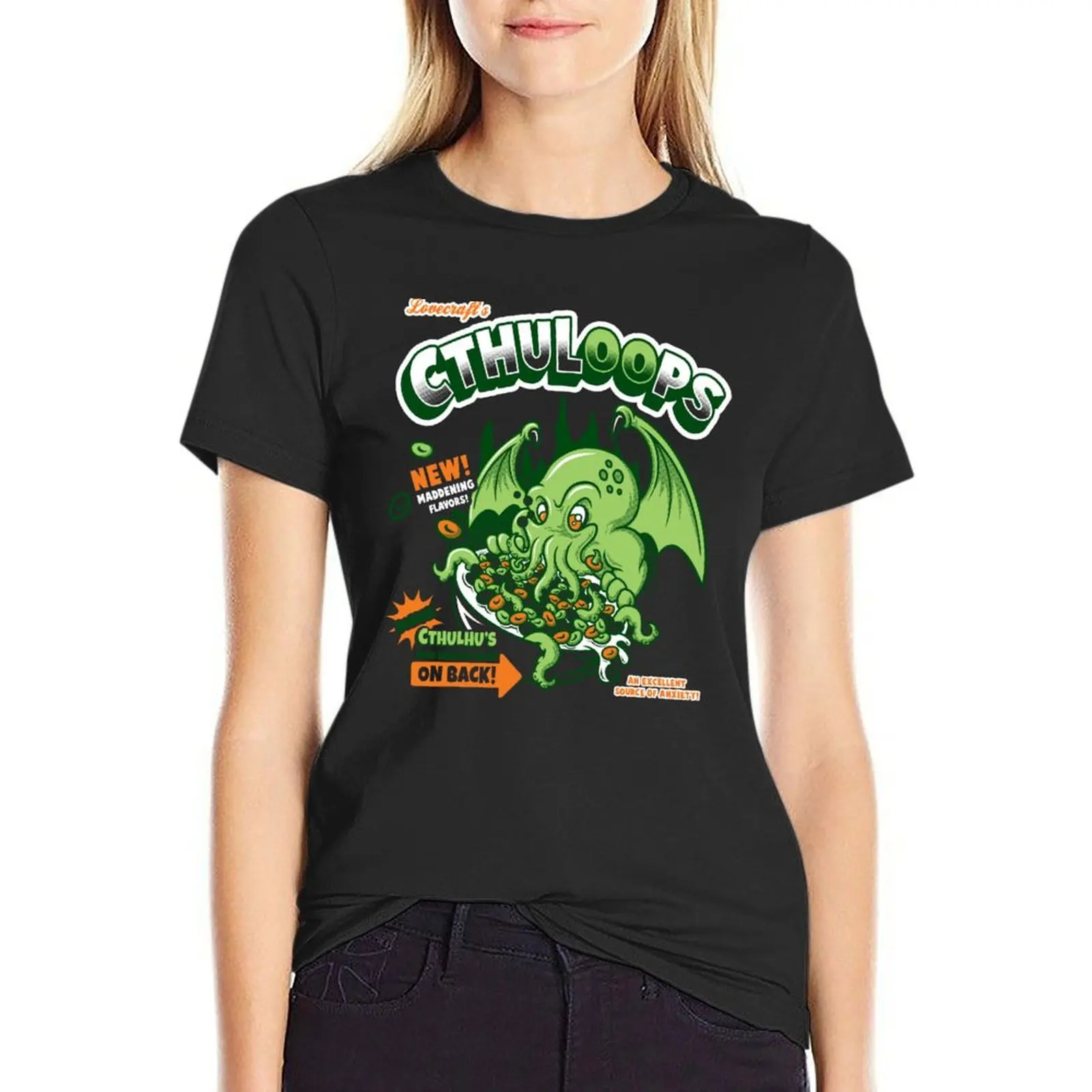 

Cthuloops! All New Flavors! T-Shirt t-shirts for Women graphic tees funny cute t-shirts for Women