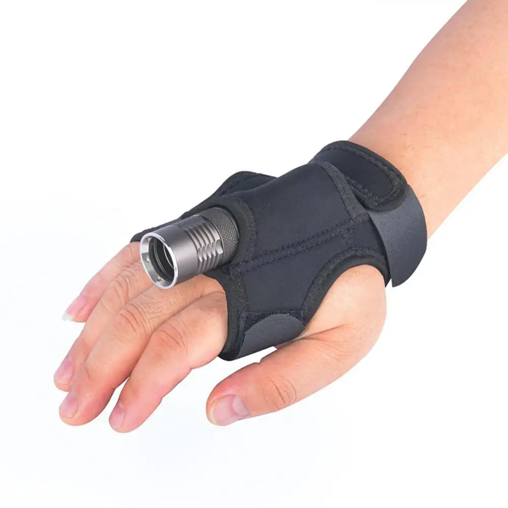 Scuba Diving LED Torch Flashlight Holder Underwater