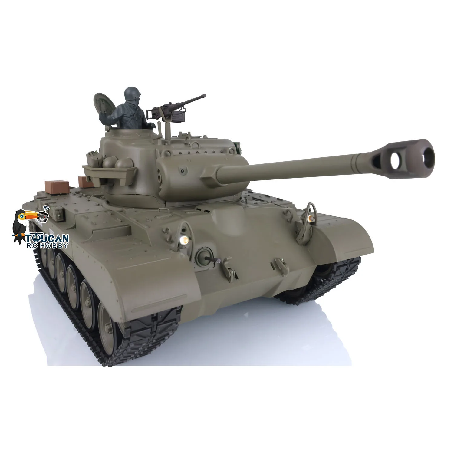 2.4Ghz Heng Long RC Plastic Tank 1/16 Scale 7.0 M26 Pershing Ready to Run Remote Control Battle Model 3838 Toys TH17301 4