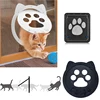 Dog Screen Door Lockable Pet Screen Door, Magnetic Self-Closing Screen Door with Locking Function, Sturdy Screen Door for Dogs