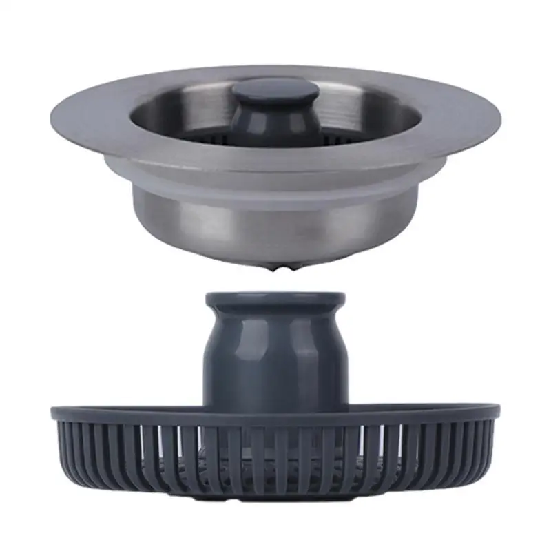 Sink Strainer Kitchen Sink Stopper Strainer Stainless Steel Pop-up Waste Sink Filter Bathtub Drain Strainer Hair Catcher Stopper universal basin pop up drain filter hair catcher anti clogging bass stainless bath stopper sink strainer plug kitchen accessory