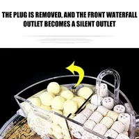 3 in 1 ถังกรองปลากล่อง Aquarium ภายนอกกล่องกรองอะคริลิคภายนอกแขวนเครื่องกรองน้ํารอบถังปลาสัตว์เลี้ยงอุปกรณ์เสริม 4