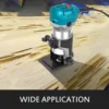 VEVOR Wood Router Wood Trimmer Machine Electric Hand Trimmer 30000RPM Power Carpentry Tool Woodworking Trimming Grooving Carving 2