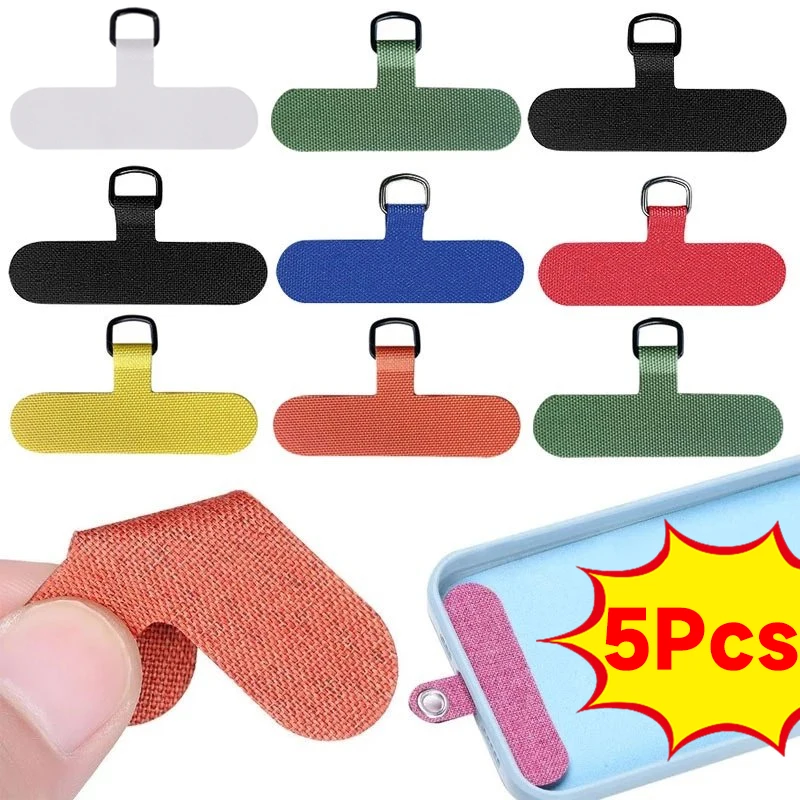 5-1Pcs Universal Mobile Phone Anti-Lost Lanyard Card Per Iphone Samsung Xiaomi Sostituzione Hanging Cord Strap Patch Tether Pad