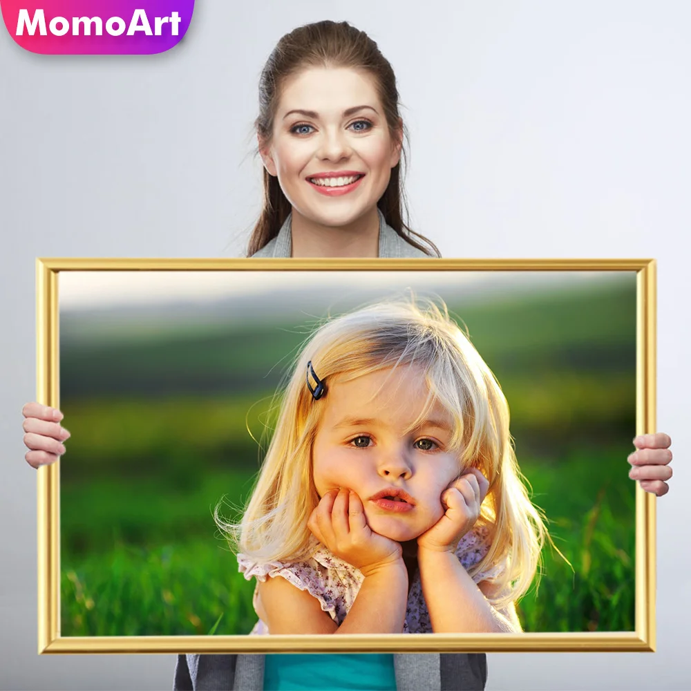 Diamond Painting 5D Full Square Diamond Embroidery Beads Mosaic Own Picture Cross Stitch Kits MomoArt Decoration