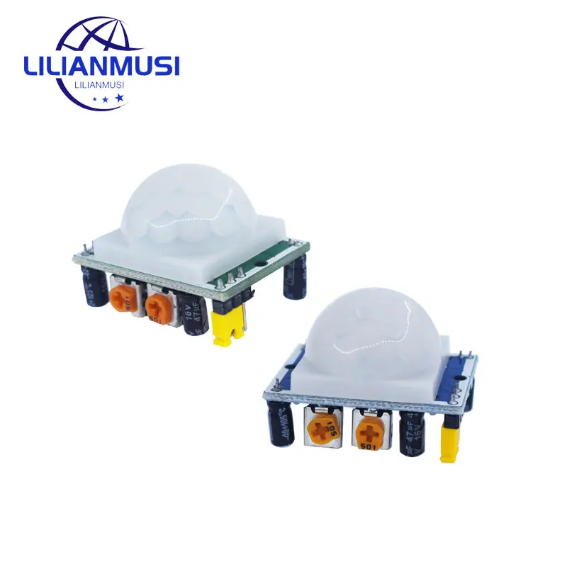 Hc-Sr501 Regolare Il Modulo Rilevatore Del Sensore Di Movimento Pir A Infrarossi Piroelettrico Ir Per Arduino Per Kit Raspberry Pi + Custodia