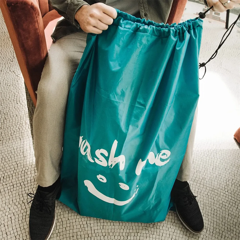 Laundry Bag Household Laundry Bag Travel Storage Pouch Machine Washable Dirty Clothes Organizer Wash Drawstring Bag Large Capacity
