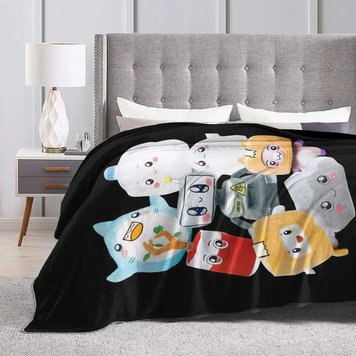 Rocky Lankybox Lanky Box Blankets Soft Warm Flannel Throw Blanket Cover for Bed Living room Picnic Travel Home Sofa 4