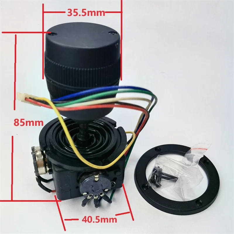 1pcs，Rocker potentiometer，JH-D202X-R2-5K Two-dimensional sealed joystick 360 degrees，Pan controller joystick