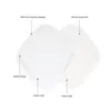 5 Pcs White Cotton Reusable Menstrual Pads Reusable Sanitary, Bamboo Cloth Pads For Heavy Flow Large Sanitary Pads Set With Win 4