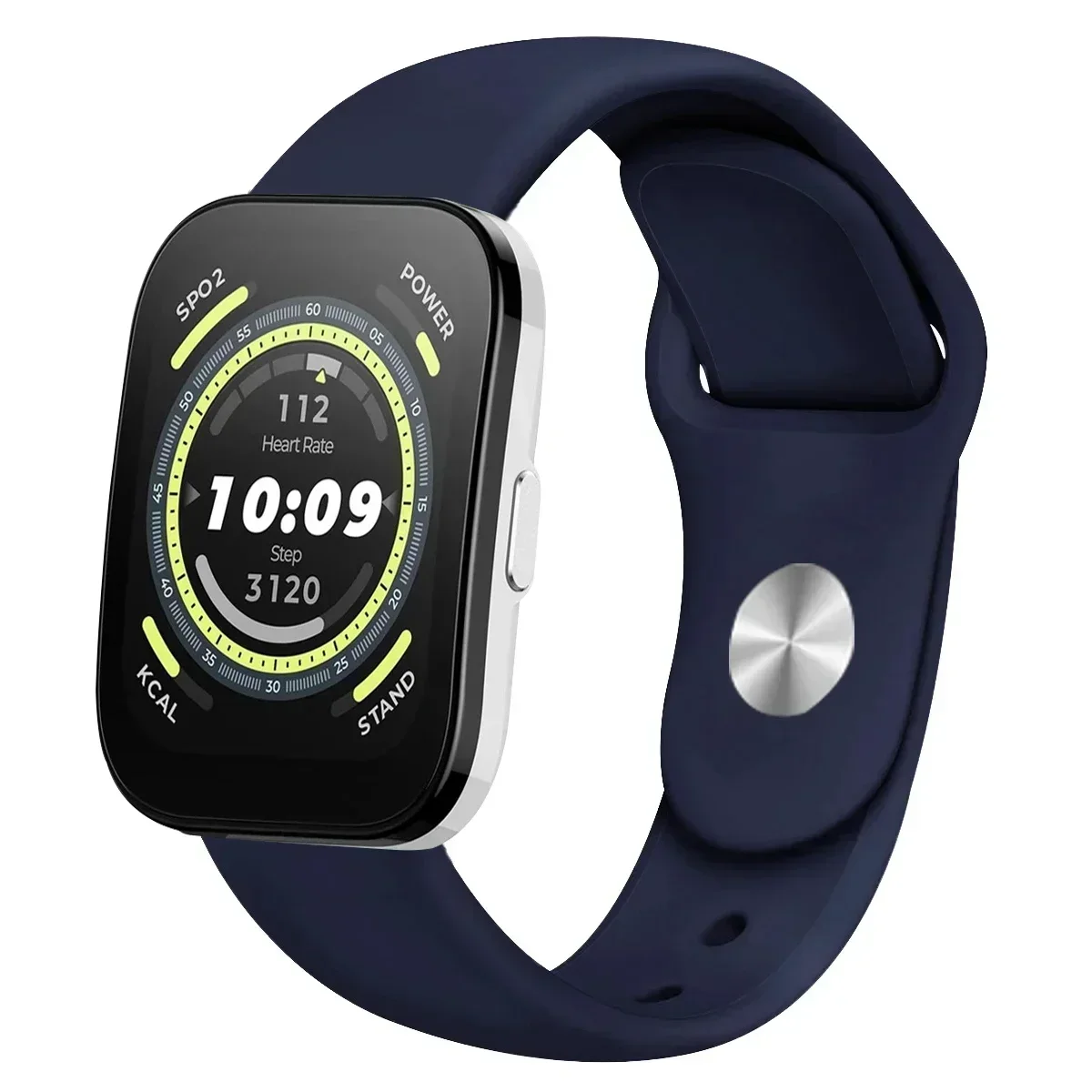 Sport Silicone Watch Band, 20/22mm, Premium Replacement Strap