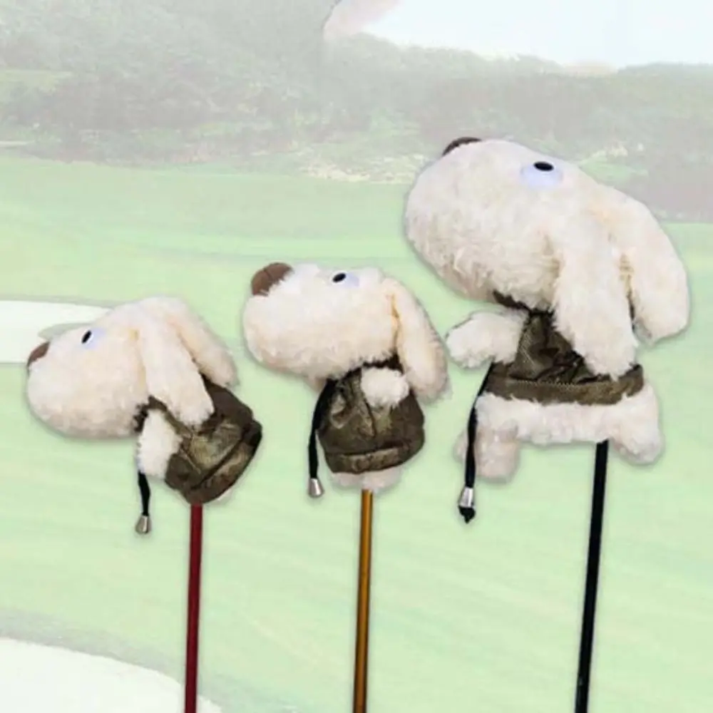 

FW Club Protector Mallet Putter Head Protector Plush Headcover Golf Head Cover Dog Golf Cover Golf Headcovers