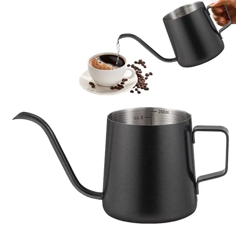

Pour Over Coffee Kettle Brewster Art Gooseneck Temperature Control Dripper Kettles Stainless Steel Kettle With Measuring Scales