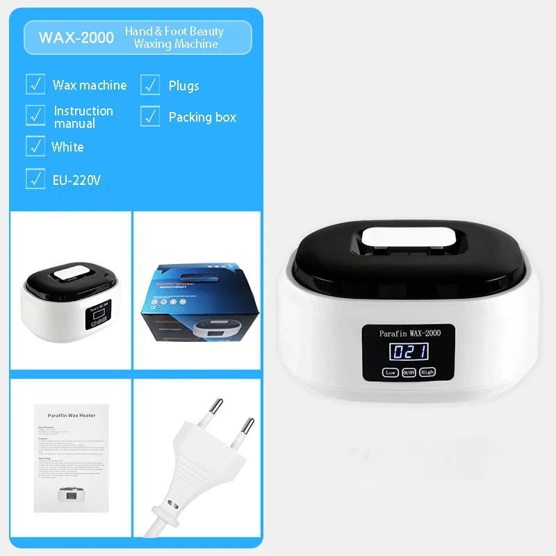 آلة العلاج بالشمع سخان شمع البارافين الأيدي قدم حم...