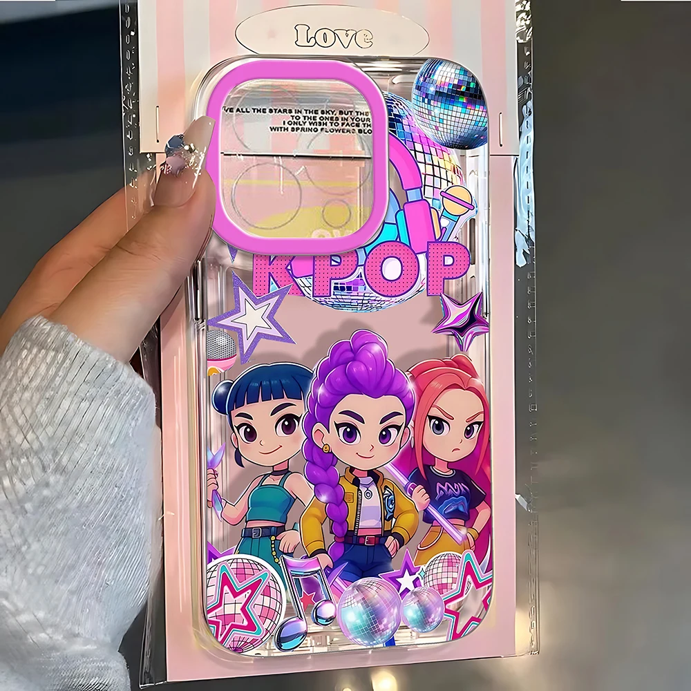 Transparent Soft TPU Back Cover Featuring Popular Girl Group Design