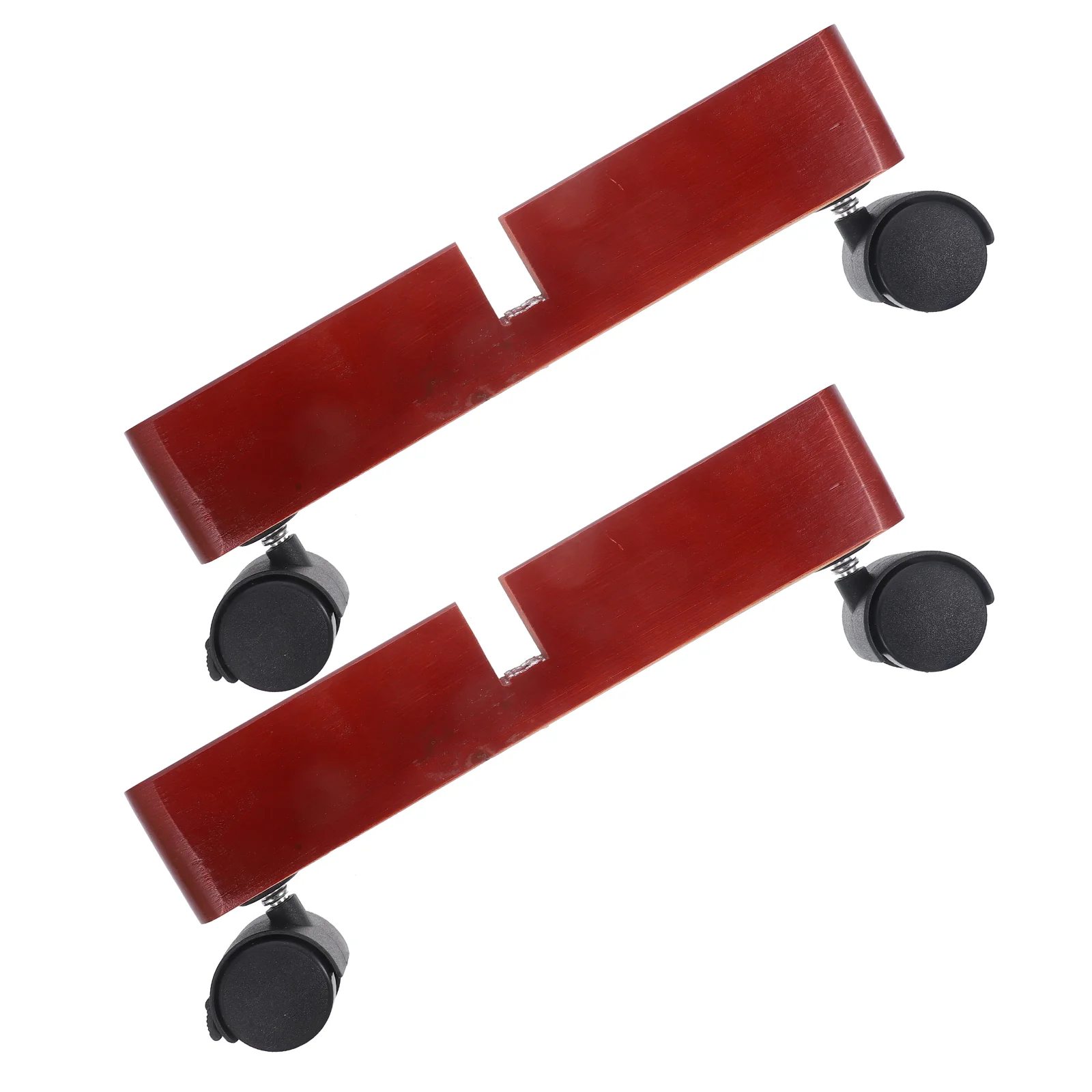 

2 Pcs Screen Mobile Base Room Partition Support Bases Divider Wooden Bracket Tripod