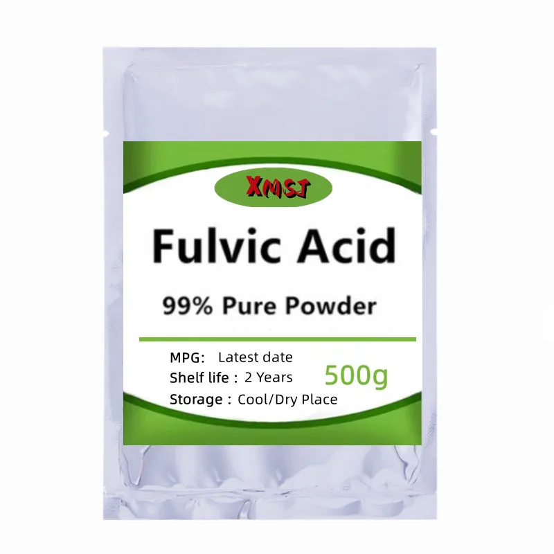 Zdravotník grade fulvic kyselina pudr 100% voda rozpustné ekologické foliar hnojivo fulvic kyselina s nízko cena svobodné doprava